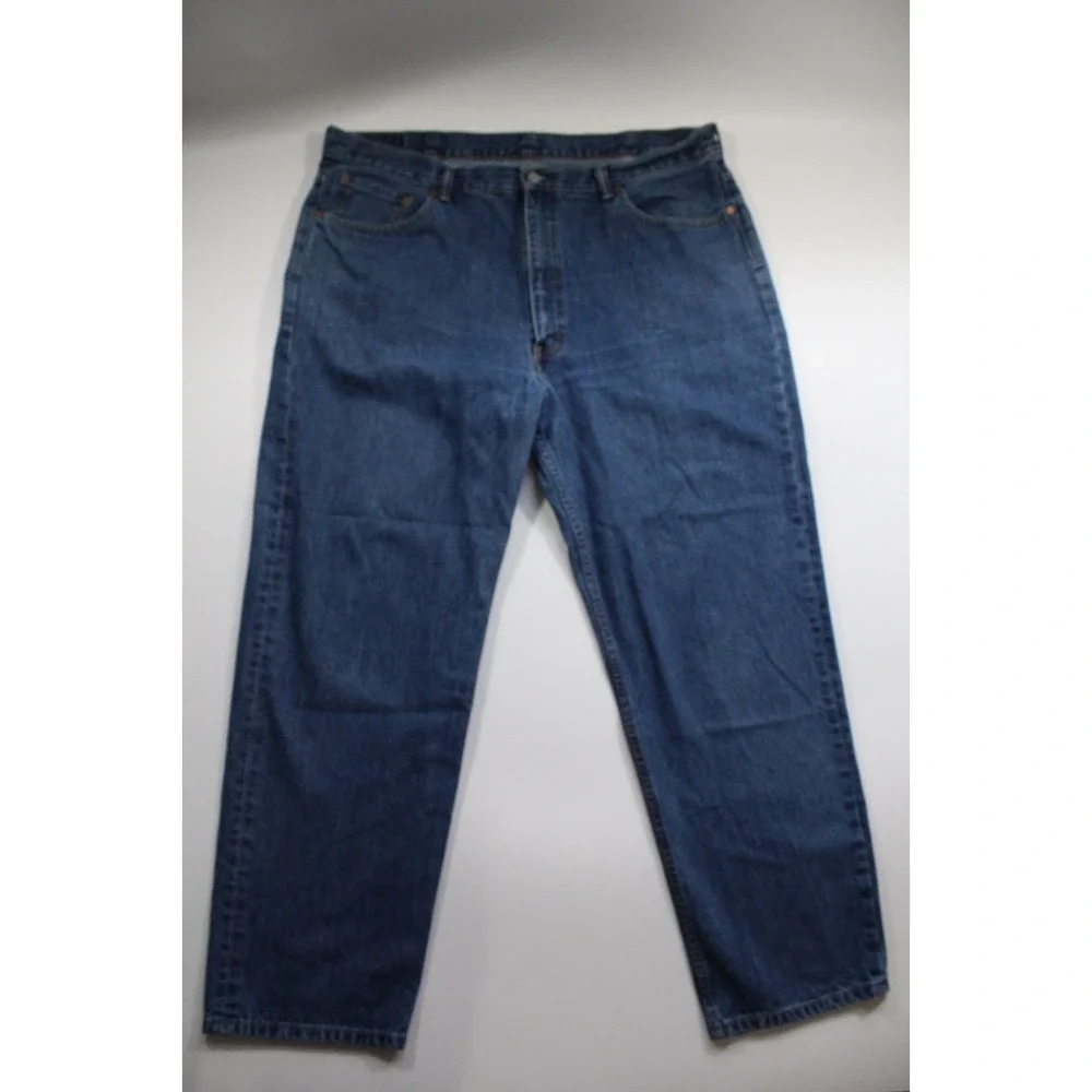 Levi's 550 Men's Jeans Size 42x31 (Tag 42x32) Blue Denim Relaxed Fit Levi Pants